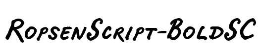 RopsenScript-BoldSC