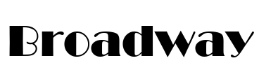 Broadway Font Image