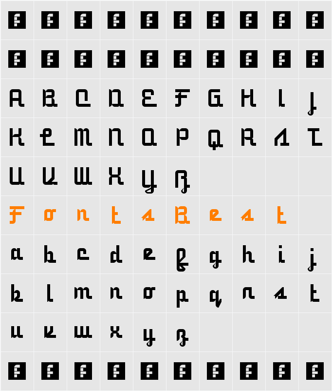 5Railway Script Character Map