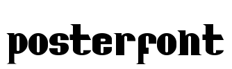 Posterfont
