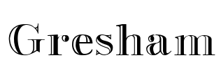 Gresham Font Image