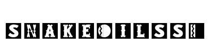 SnakeOilSSK Font Image