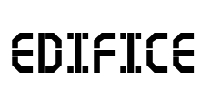 EDIFICE Font Image