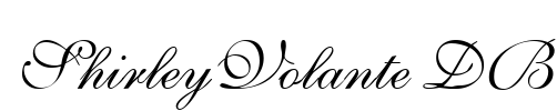 ShirleyVolante DB Font Image