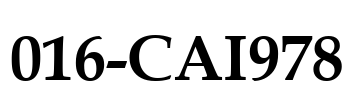 016-CAI978