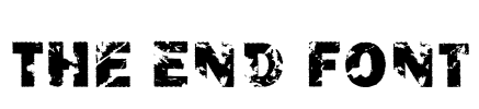 The End Font Font Image