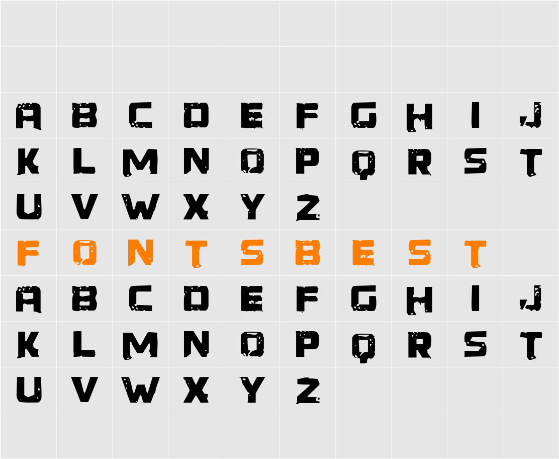 Generator REX Character Map