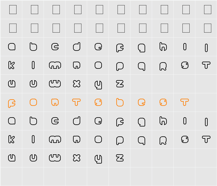 Johanneke Character Map