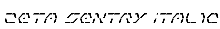 Zeta Sentry Italic