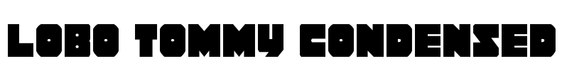 Lobo Tommy Condensed Font Image