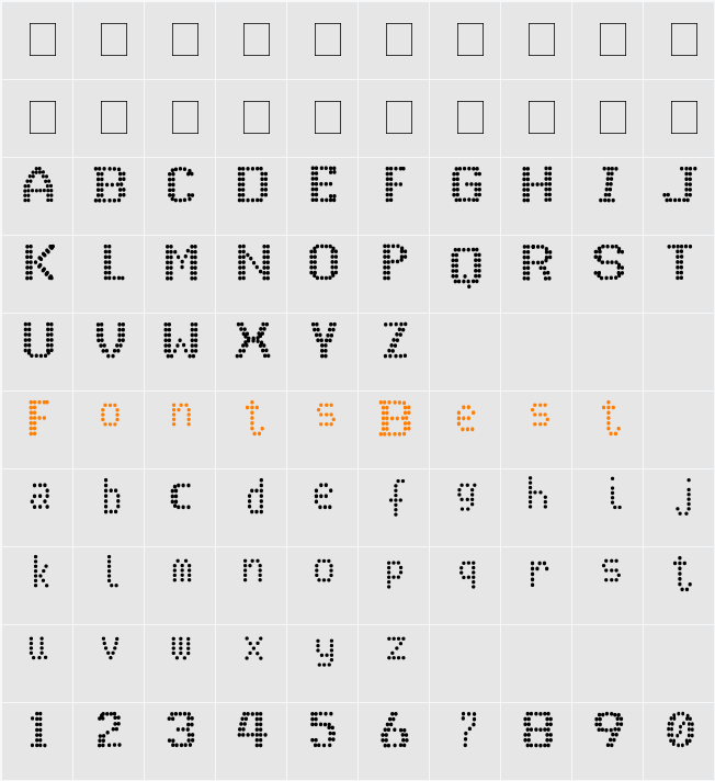 J_EKR_B_N Character Map