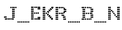 J_EKR_B_N Font Image