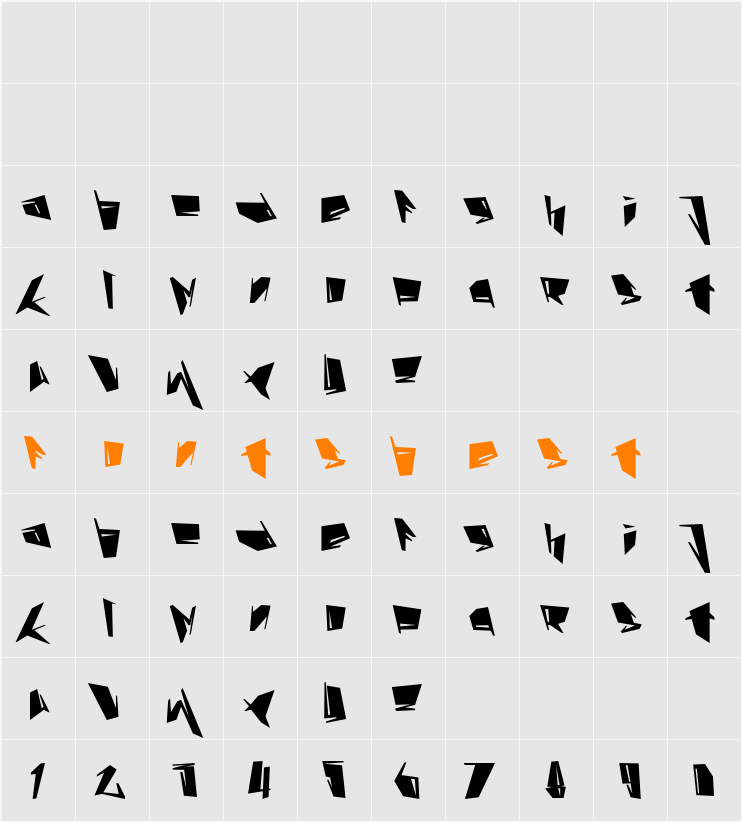 Stab Character Map