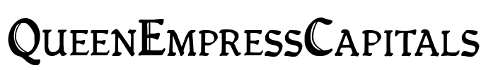 QueenEmpressCapitals Font Image