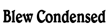 Blew Condensed