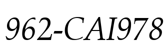 962-CAI978