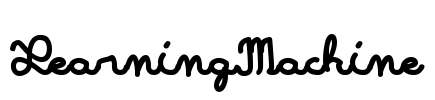LearningMachine Font Image