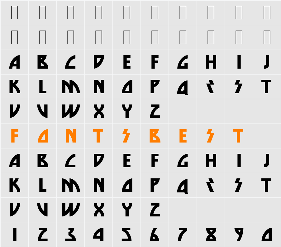 Die Nasty Character Map