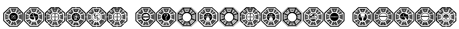 Dharma Initiative Logos Font Image