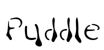 Puddle Font Image