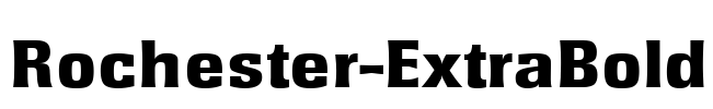 Rochester-ExtraBold