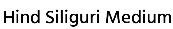 Hind Siliguri Medium Font Image