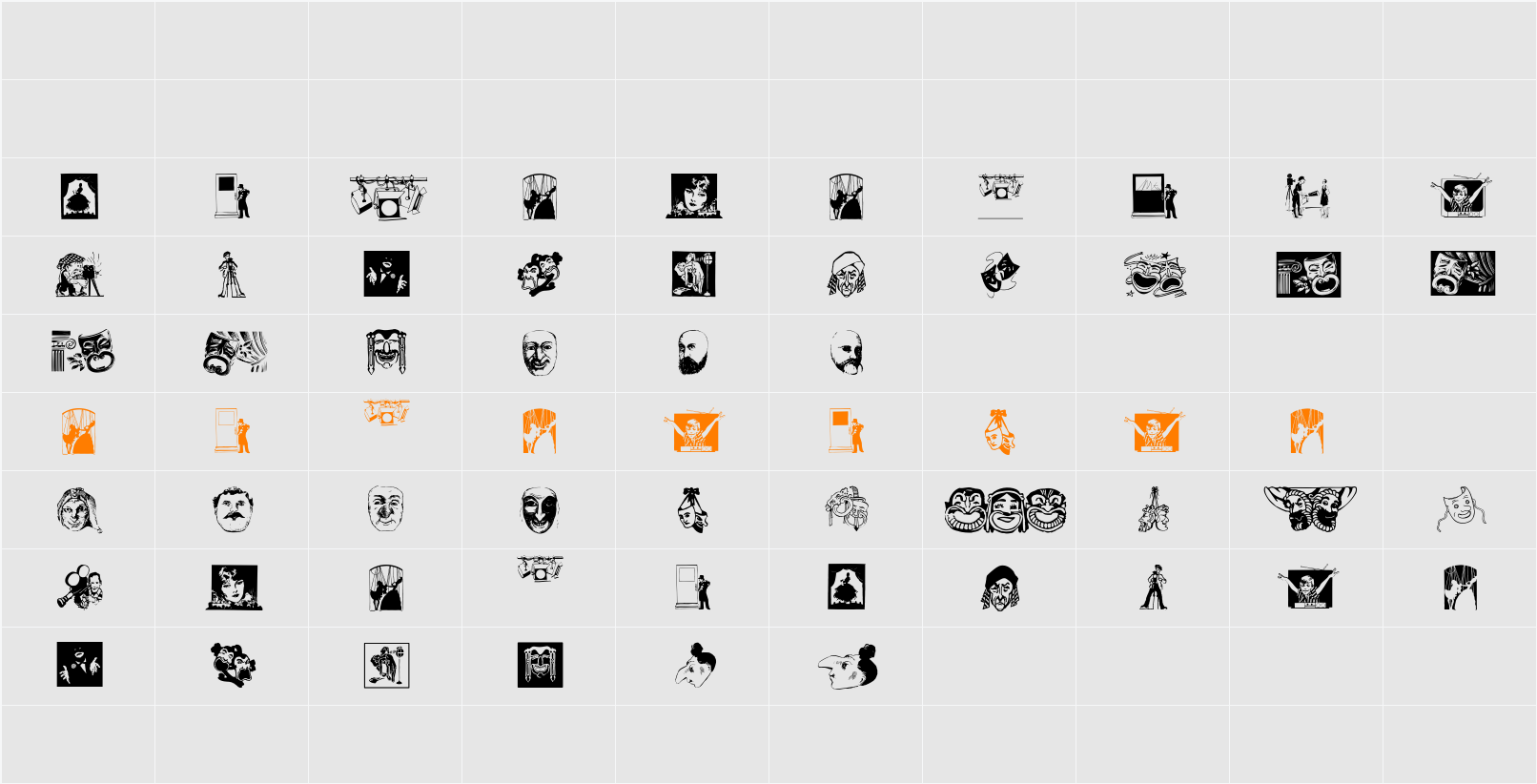 DramaAndCo Character Map