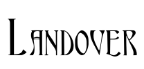 Landover Font Image