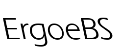 ErgoeBS Font Image