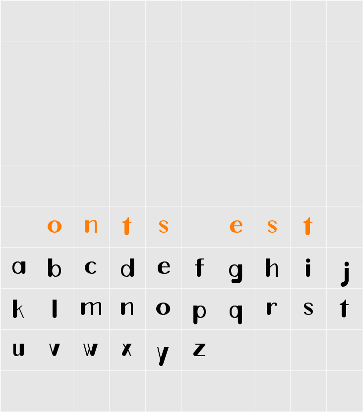 ticky ituation Character Map