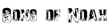 Sons of Noah Font Image