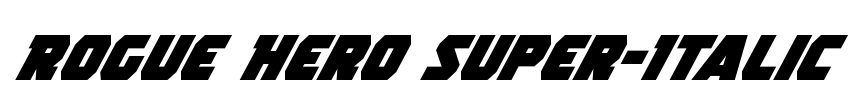Rogue Hero Super-Italic