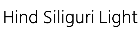 Hind Siliguri Light Font Image