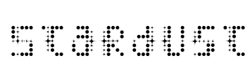 Stardust Font Image
