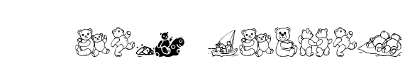WWBearySpecial Font Image