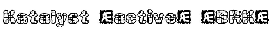 Katalyst [active] (BRK) Font Image