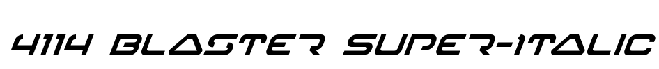 4114 Blaster Super-Italic