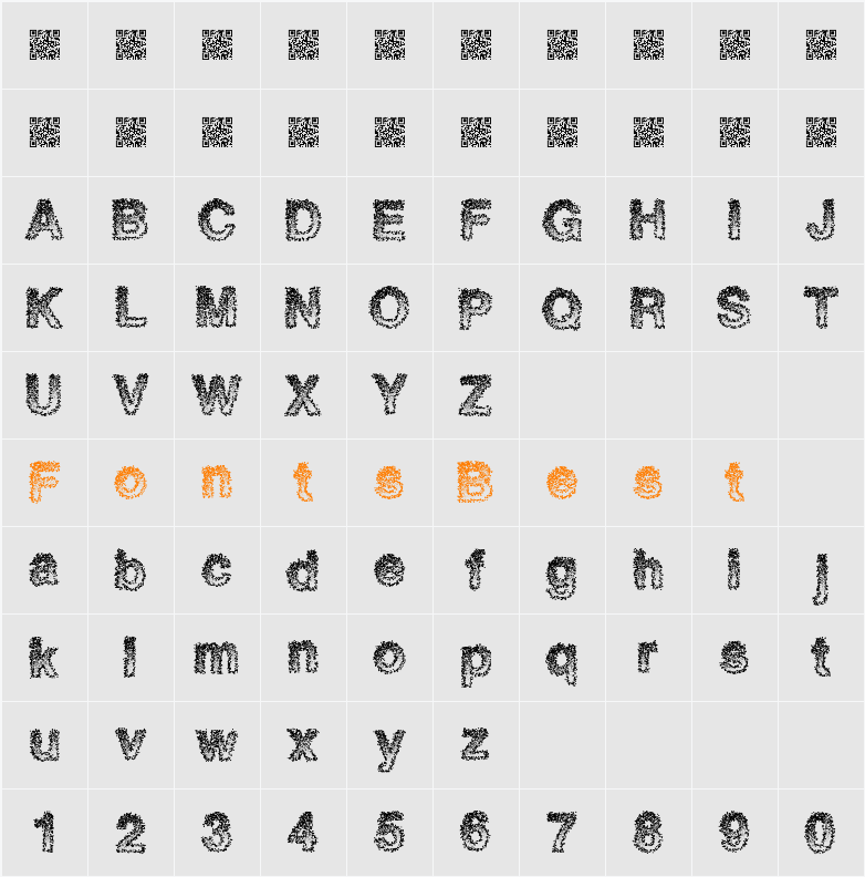 QuantumAnts Character Map