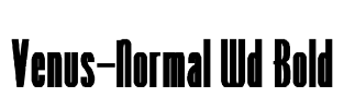 Venus-Normal Wd Bold