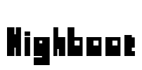 Highboot Font Image