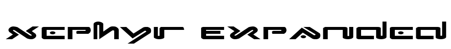 Xephyr Expanded Font Image