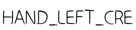 HAND_LEFT_CRE Font Image