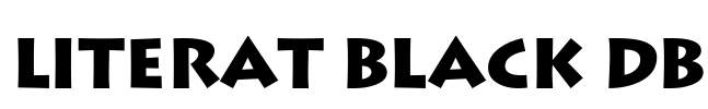 Literat Black DB Font Image
