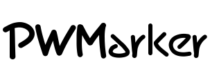 PWMarker Font Image