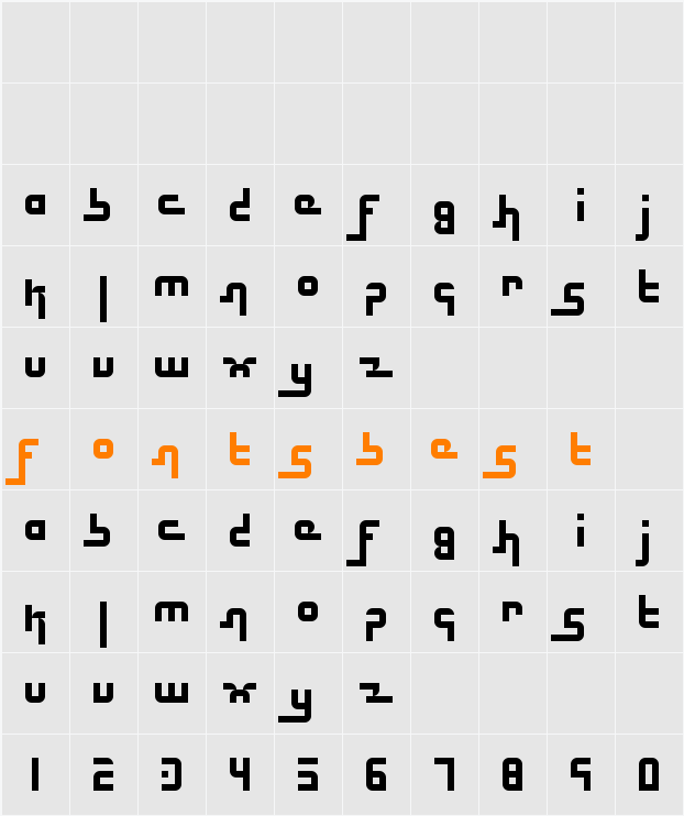 Electric Butterflies Character Map