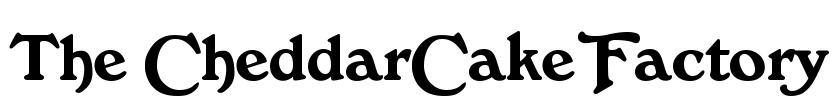 The CheddarCake Factory Font Image