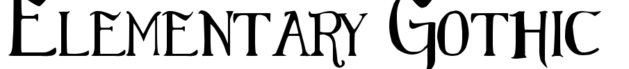 Elementary Gothic