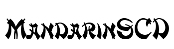 MandarinSCD Font Image
