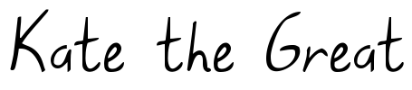 Kate the Great Font Image