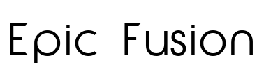 Epic Fusion Font Image
